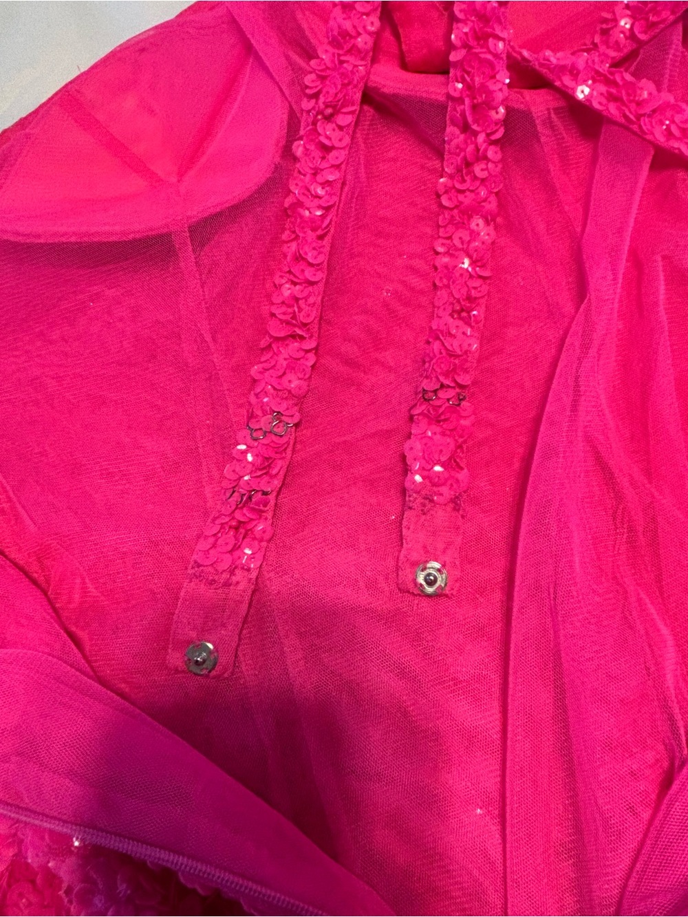 Sherri Hill Neon Pink One-Shoulder Dress - Picture 8 of 13